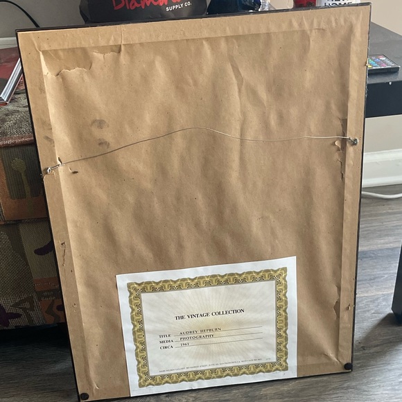 Audrey Hepburn Breakfast At Tiffany Framed Original picture w/ signature… - Picture 4 of 5